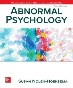 Abnormal psychology; Susan Nolen-Hoeksema; 2020