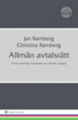 Allmän avtalsrätt; Jan Ramberg, Christina Ramberg; 2016