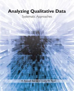 Analyzing Qualitative Data; H. Russell Bernard, Ryan Gery W.; 2009