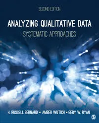 Analyzing Qualitative Data; H Russell Bernard; 2016