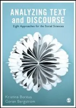 Analyzing Text and Discourse; Kristina Boreus, Goran Bergstrom; 2017