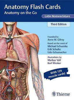 Anatomy flash cards : anatomy on the go; Anne M Gilroy; 2021