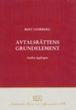 Avtalsrättens grundelement; Bert Lehrberg; 2006