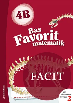 Bas Favorit matematik 4B  Facit till uppl. 2, 5-pack; Jaana Karppinen, Jaana Ronkainen-Salminen, Päivi Kiviluoma, Päivi Kiviluoma, Timo Urpiola, Timo Urpiola; 2019