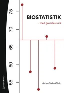 Biostatistik : med grundkurs i R; Johan Staby Olsén; 2023