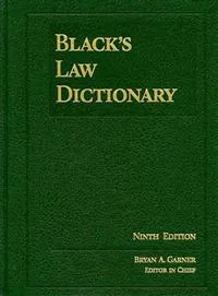 Black's law dictionary; Bryan A. Garner; 2009