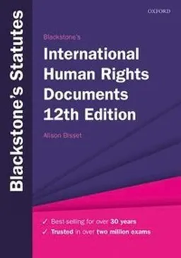 Blackstone's International Human Rights Documents; Alison Bisset; 2020