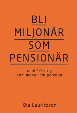 Bli miljonär som pensionär : med 10 steg som maxar din pension; Ola Lauritzson; 2019