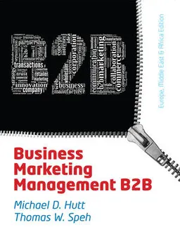 Business marketing management B2B; Michael D. Hutt; 2014