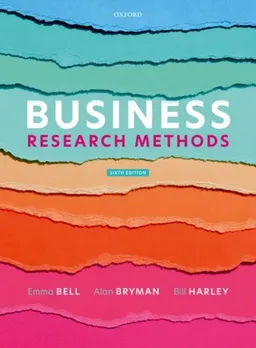 Business Research Methods; Alan (Professor of Organizational and Social Resear Bryman; 2022