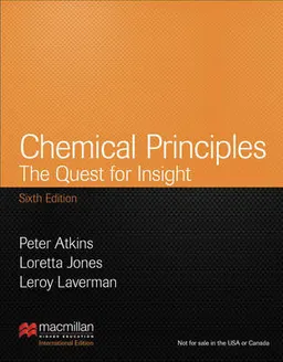 Chemical principles : the quest for insight; Atkins; 2013