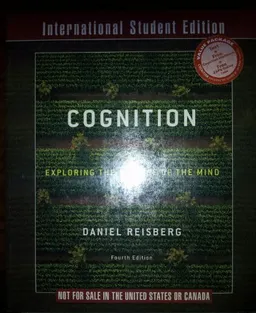 Cognition; Daniel Reisberg; 2010