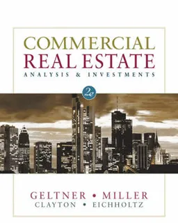 Commercial Real Estate - Analysis & Investments; Norman Miller; 2007