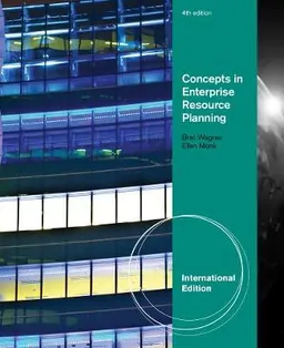 Concepts in enterprise resource planning; Ellen F. Monk; 2013