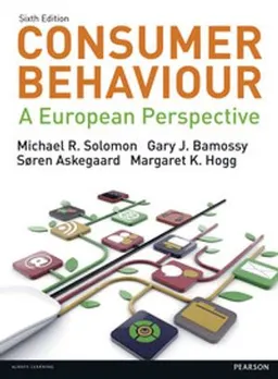 Consumer Behaviour; Michael Solomon, Gary Bamossy; 2016