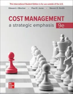 Cost management : a strategic emphasis; Edward Blocher; 2022