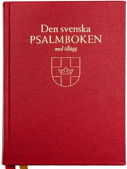 Den svenska psalmboken med tillägg och ny bönbok (bänkpsalmbok - röd); Kristina Anshelm; 2006