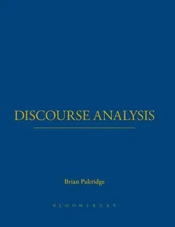 Discourse analysis : an introduction; Brian Paltridge; 2012