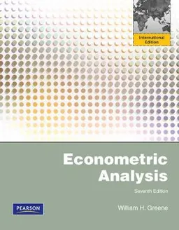 Econometric Analysis: International Edition; William H Greene; 2011