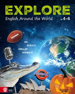 Explore Student's book med elevwebb : English Around The World; Aaron Harmon, Ann Harmon; 2019