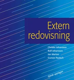 Extern redovisning Faktabok; Christer Johansson, Jan Marton, Gunvor Pautsch, Rolf Johansson; 2013