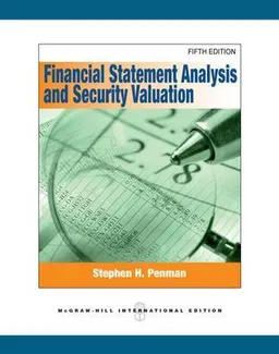 Financial statement analysis and security valuation; Stephen H. Penman; 2013