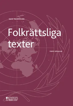 Folkrättsliga texter; Said Mahmoudi; 2021