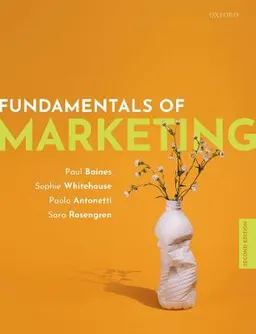 Fundamentals of marketing; Paul Baines; 2021