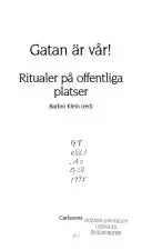 Gatan är vår!; Barbro Klein; 1995