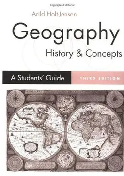 Geography - History and Concepts; Arild Holt-Jensen; 1999