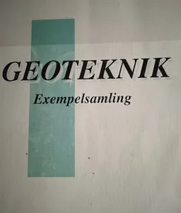 Geoteknik exempel; Göran Sällfors; 2024