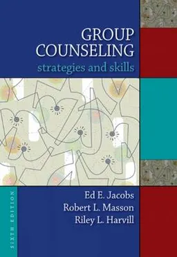 Group Counseling; Robert L. Masson, Riley L. Harvill, Edward E Jacobs; 2009