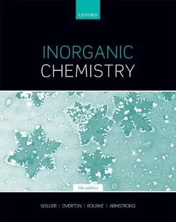 Inorganic chemistry; Dr. Martin Weller; 2018