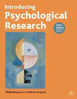 Introducing psychological research; Philip Banyard; 2008