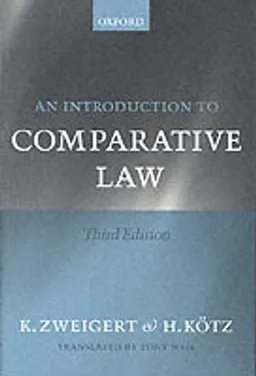 Introduction to comparative law; Konrad Zweigert; 1998