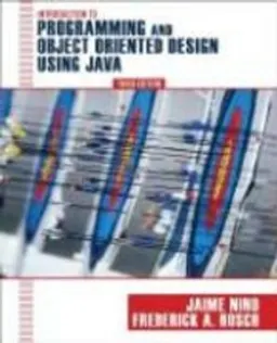 Introduction to Programming and Object-Oriented Design Using Java; Jaime Niùo; 2008