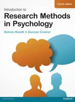 Introduction to research methods in psychology; Dennis. Howitt; 2014