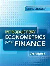 Introductory Econometrics for Finance; Chris Brooks; 2014