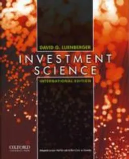 Investment science; David G. Luenberger; 2009