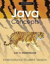 JAVA CONCEPTS; UNKNOWN; 2013