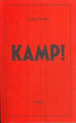 Kamp!; Georg Simmel; 1970