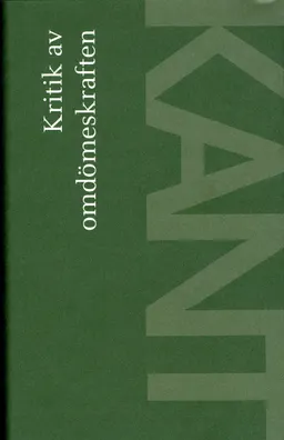 Kritik av omdömeskraften; Immanuel Kant; 2003