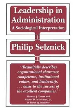 Leadership in Administration; Philip Selznick; 1992