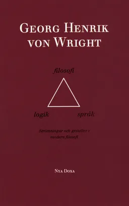 Logik, filosofi och språk - Strömningar och gestalter i modern filososi; Georg Henrik von Wright; 1993