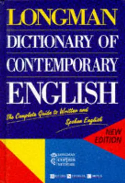 Longman Dictionary of Contemporary English; Longman; 1995