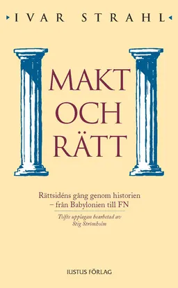 Makt och rätt : rättsidéns gång genom historien  från Babylonien till FN; Ivar Strahl, Stig Strömholm; 2009