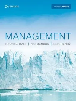 Management; Richard Daft, Alan Benson, Brian Henry; 2020