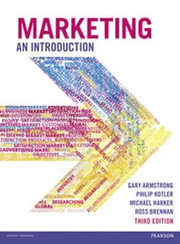 Marketing : an introduction; Gary Armstrong, Ross Brennan, Michael. Harker, Philip Kotler; 2015