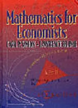 Mathematics for Economists; Carl P. Simon, Lawrence Blume; 1994