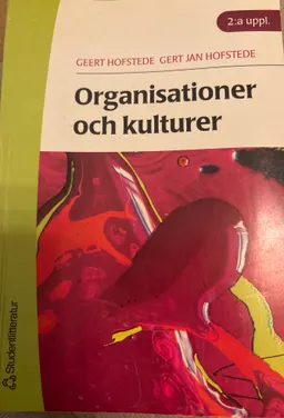 Organisationer och kulturer; Geert Hofstede, Gert Jan Hofstede; 2005